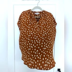 Amour Vert Renata sustainable silk blouse
